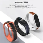 Ремешок для фитнес-браслета Xiaomi Mi Band 5, из ТПУ, дышащий, для Xiaomi Mi Band 6