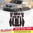 Коврик Противоскользящий резиновый для KIA Sorento XM 2011, 2012, 2013, 2014, 15 шт.