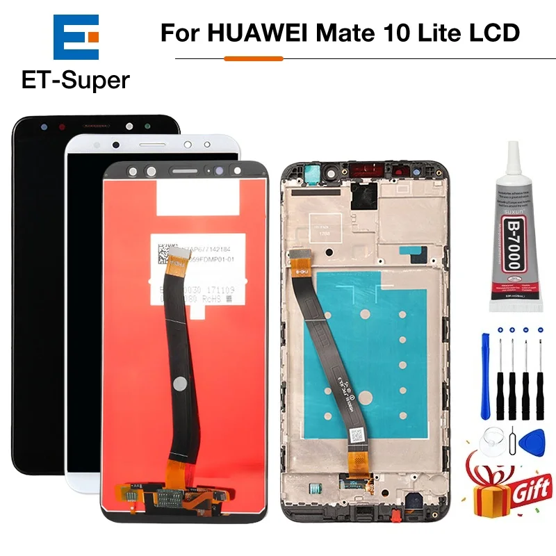 ЖК дисплей для Huawei Mate 10 Lite сенсорный экран с дигитайзером в сборе G10 Plus Pantalla RNE L01 L02