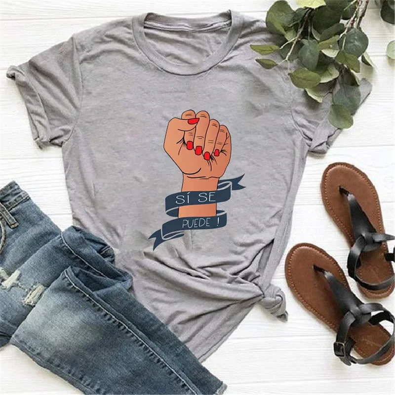 

Nail hand Printed T-shirts Women Summer Shirts for Women Sleeve Graphic Tee Harajuku Crew Neck Camisetas Mujer