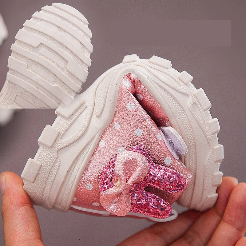 Модные зимние ботинки для девочек Зимние удобные мягкие плюшевые Нескользящие