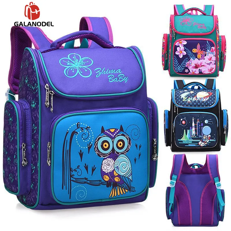 Школьные рюкзаки для подростков девочек большой емкости печать ортопедический