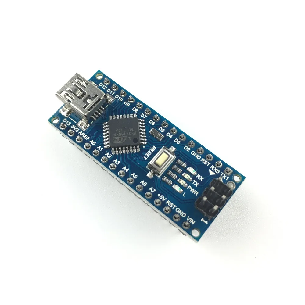 Thinary Electronic 100 шт./лот Nano Atmega168 контроллер совместим с arduino nano Atmega168P CH340 CH340G USB драйвер без кабеля