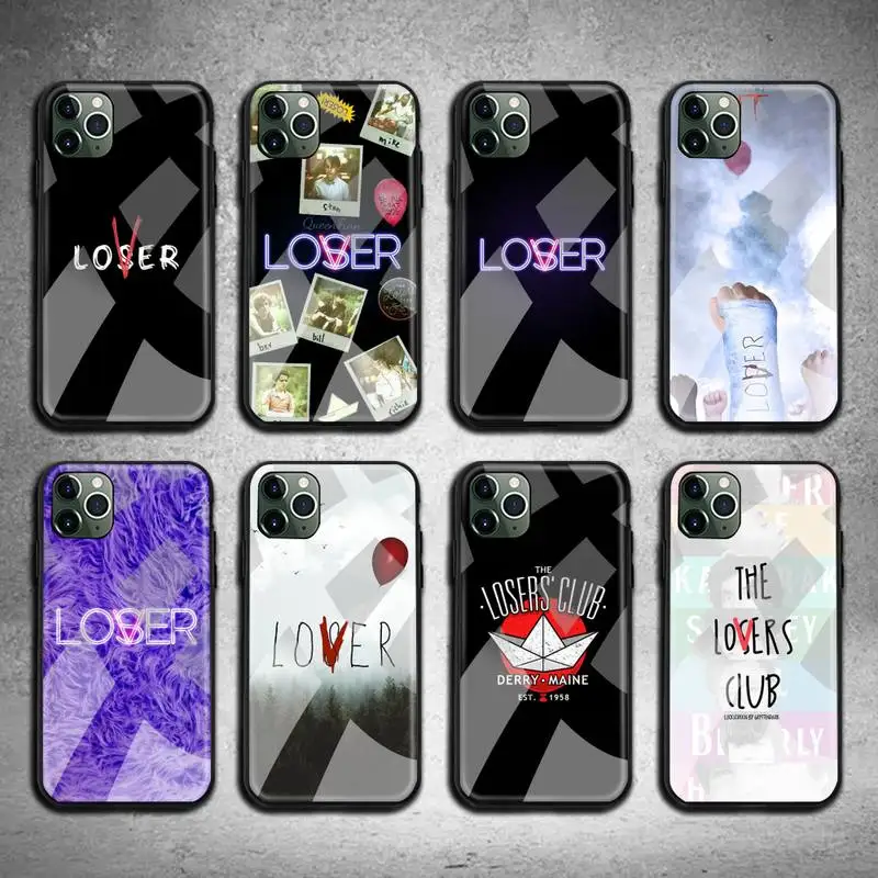 

Movie It Losers Club Lover Phone Case Tempered Glass For iPhone 11 Pro XR XS MAX 8 X 7 6S 6 Plus SE 2020 case