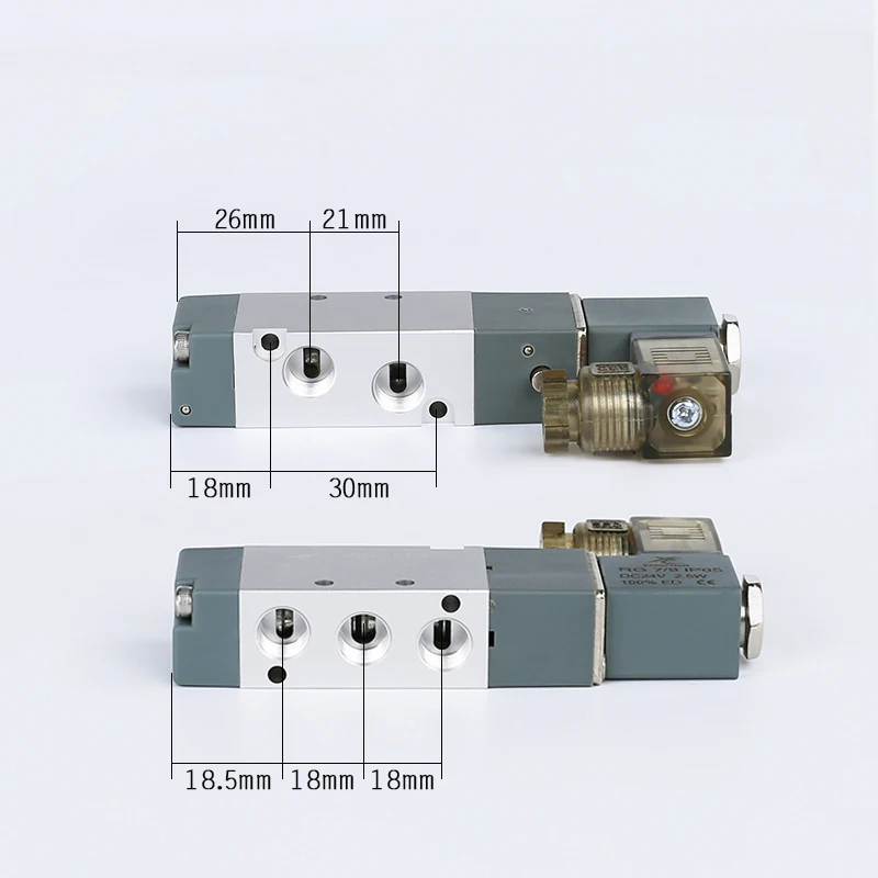 Пневматический высокочастотный электромагнитный клапан 5V210-08 / 5V110-06 5V310-10 5V410-15