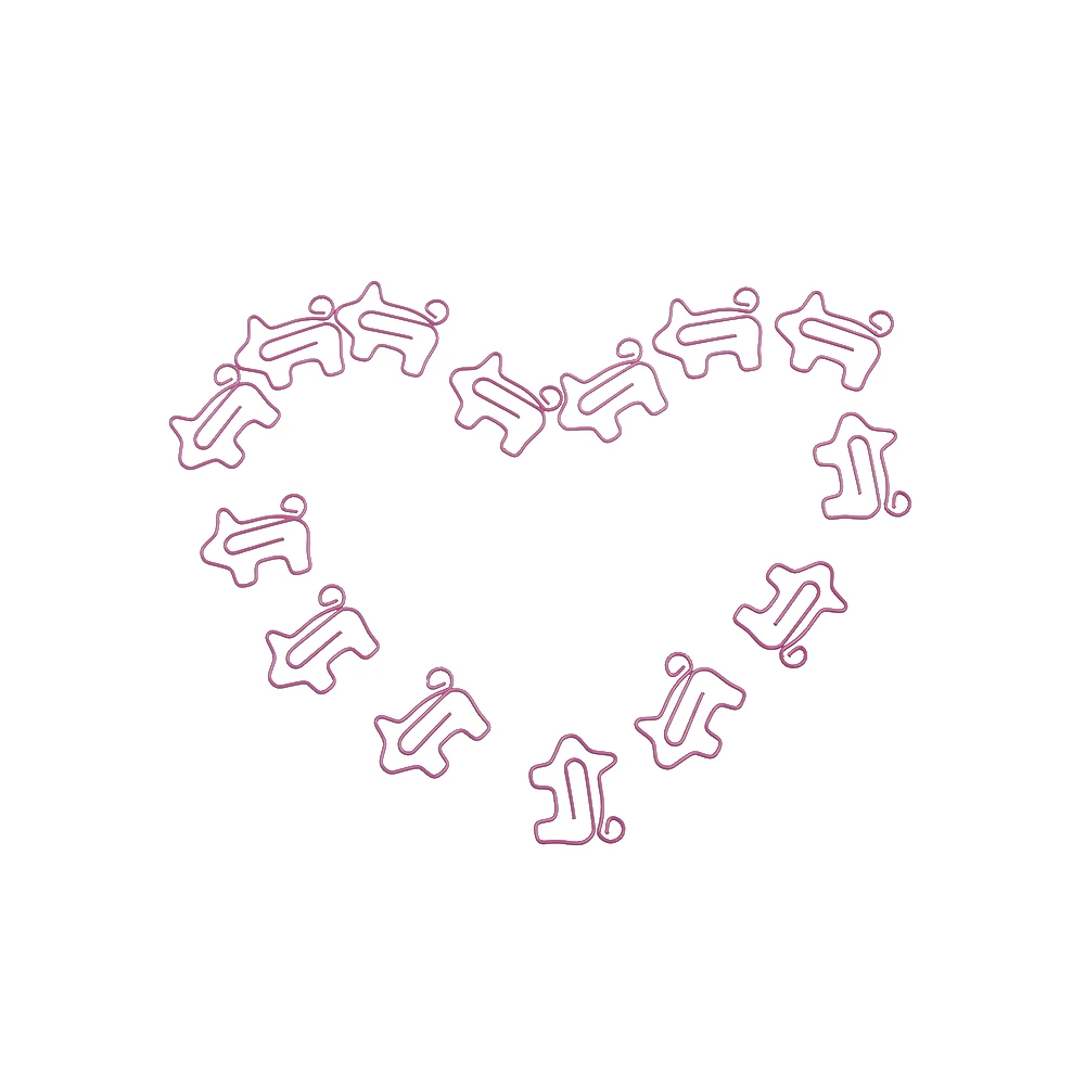 Милые животные розовая свинка металлическая Закладка зажим для бумаги Escolar Papelaria