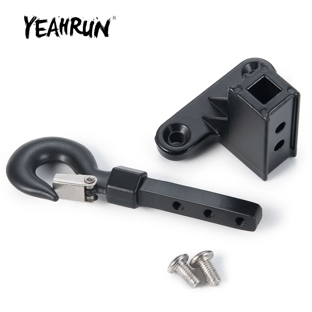 

YEAHRUN Металлическая Имитация лебедки, крюк, декоративные инструменты для Traxxas TRX4 TRX6 Axial SCX10 Redcat MST 1/10, Радиоуправляемый гусеничный автомобиль