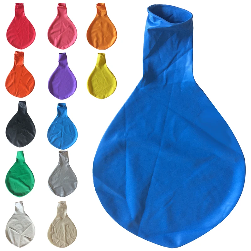 

36 Inch Giant Latex Balloons (Premium Helium Quality), Pack of 12, Regular Shape - Gold