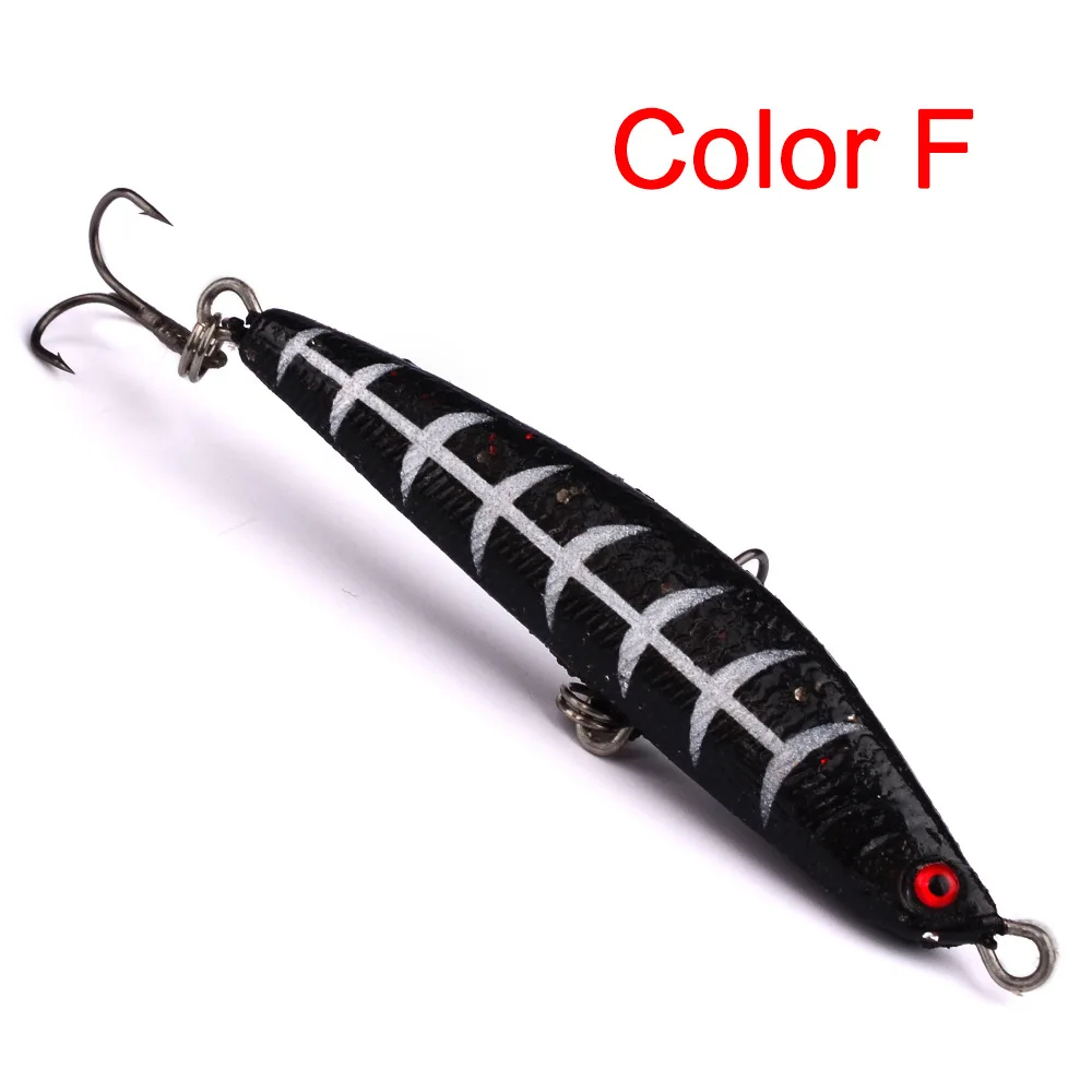 10pcs 8cm 18g Pencil Sinking Fishing Lure Weights Bass Tackle Baits Accessories Saltwater Lures Fish Bait Trolling | Спорт и