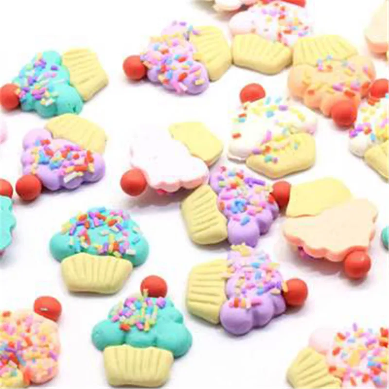 10 шт. 3D Лизун маленький торт Мягкая Керамика дополнение мягкие игрушки ломтики