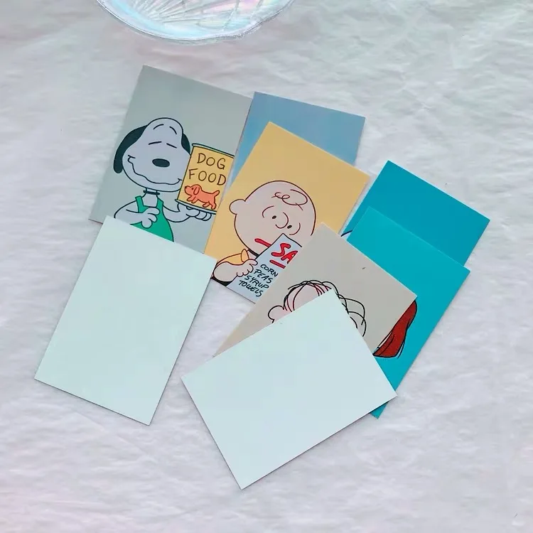 8 шт. Ins Peanuts изгой карта собаки милый мультфильм доска для сообщений доска для фото дисплей доска украшение стены визитная карточка дисплей