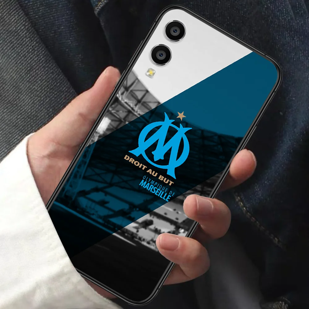 

Football Club Marseille Phone Case For HUAWEI Honor 6 7 8 A S 9 X Mate 10 20 30 i Lite Pro Y7 2019 black Coque Tpu Cell Luxury