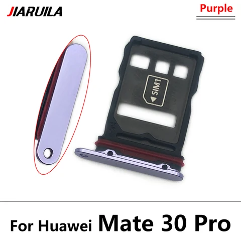 10 шт., новая SIM-карта для мобильного телефона с двумя картами для Huawei Mate 30 Pro 30 Lite, лоток для SIM-карты, держатель слота для чипа, адаптер, аксессуары