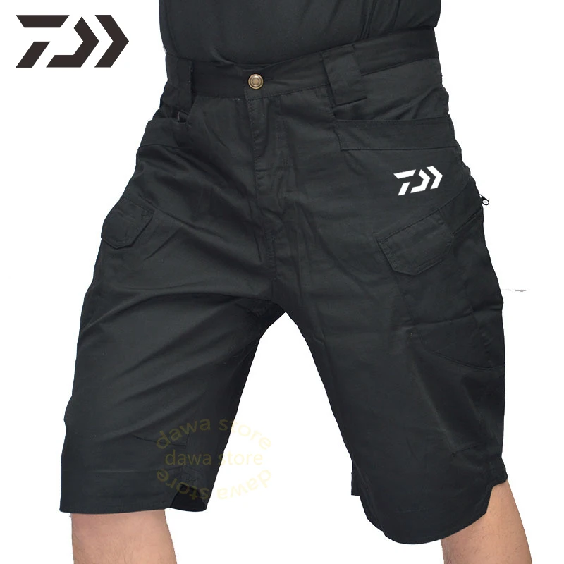

Shorts Fishing Pants Men Casual Short Multi-pocket Zipper Loose Work Fishing Clothing Outdoor Sports Summer Beach Tactical