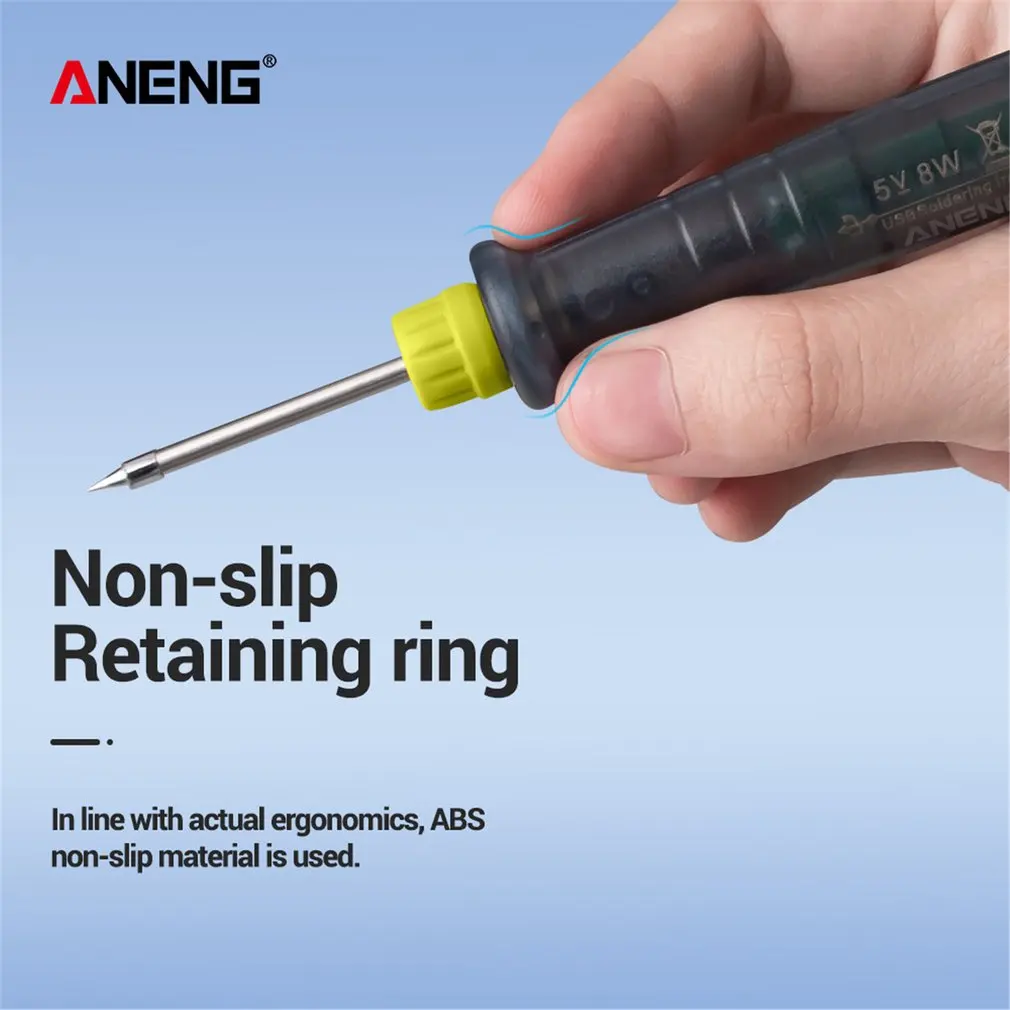 Новинка ANENG LT001 5 в 8 Вт Мини Портативный USB Электрический паяльник