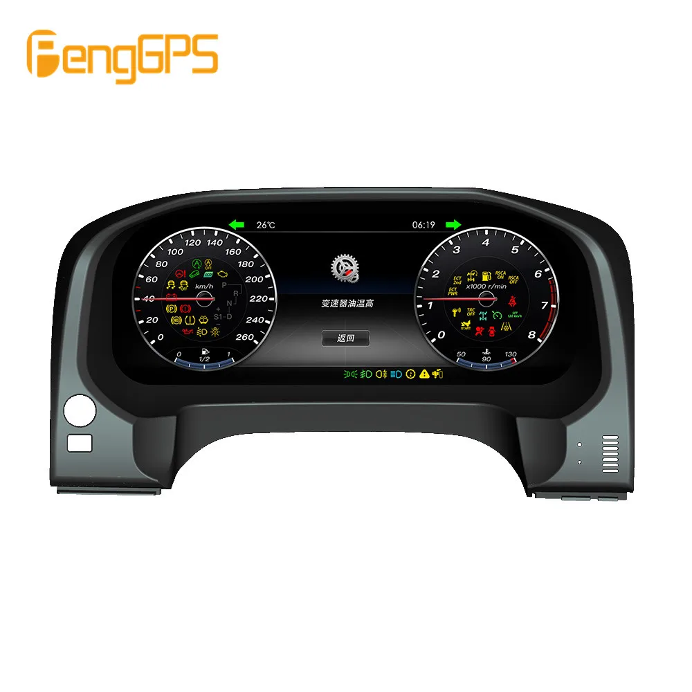 Автомобильный мультимедийный плеер Android 12 3 с ЖК дисплеем GPS навигацией для Toyota Land