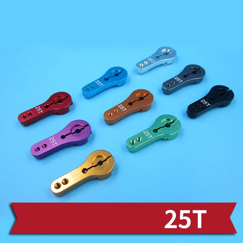 

Aluminum Alloy 25T Servo Arm MG995 MG946R MG996R MG945 S3003 Half Servo Arm Horn Metal Rocker Arms for RC Boats Spare Parts