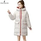 PinkyIsBlackженские пуховики, зимнее пальто, женские парки с капюшоном, теплая зимняя куртка, пальто с хлопковой подкладкой, куртка размера плюс XS-3XL