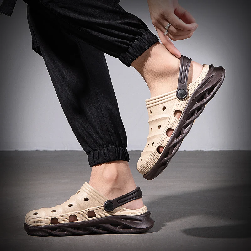 

Beach Shoes Man Clogs Men Men's Sandals 2021 Sports Summer Shoe Sandal Men’s For Flip Flop Slippers Trekking Sneakers Native