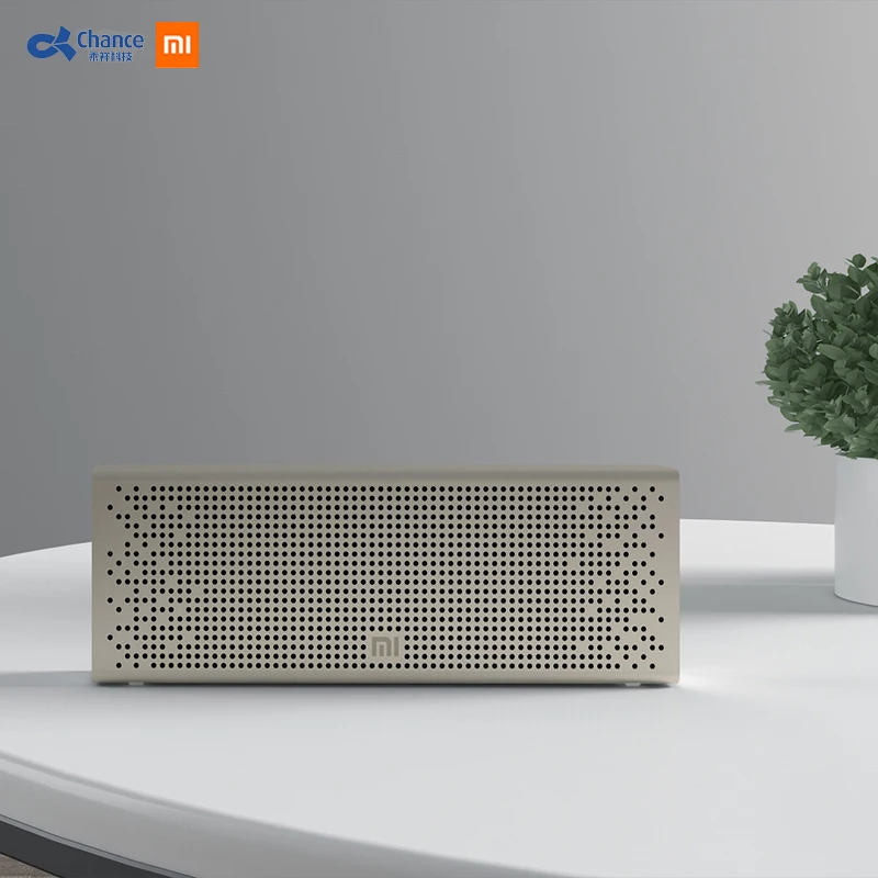 Xiaomi mi Bluetooth динамик стерео беспроводной mi ni портативный металлический AUX Входной динамик музыкальный mp3-плеер