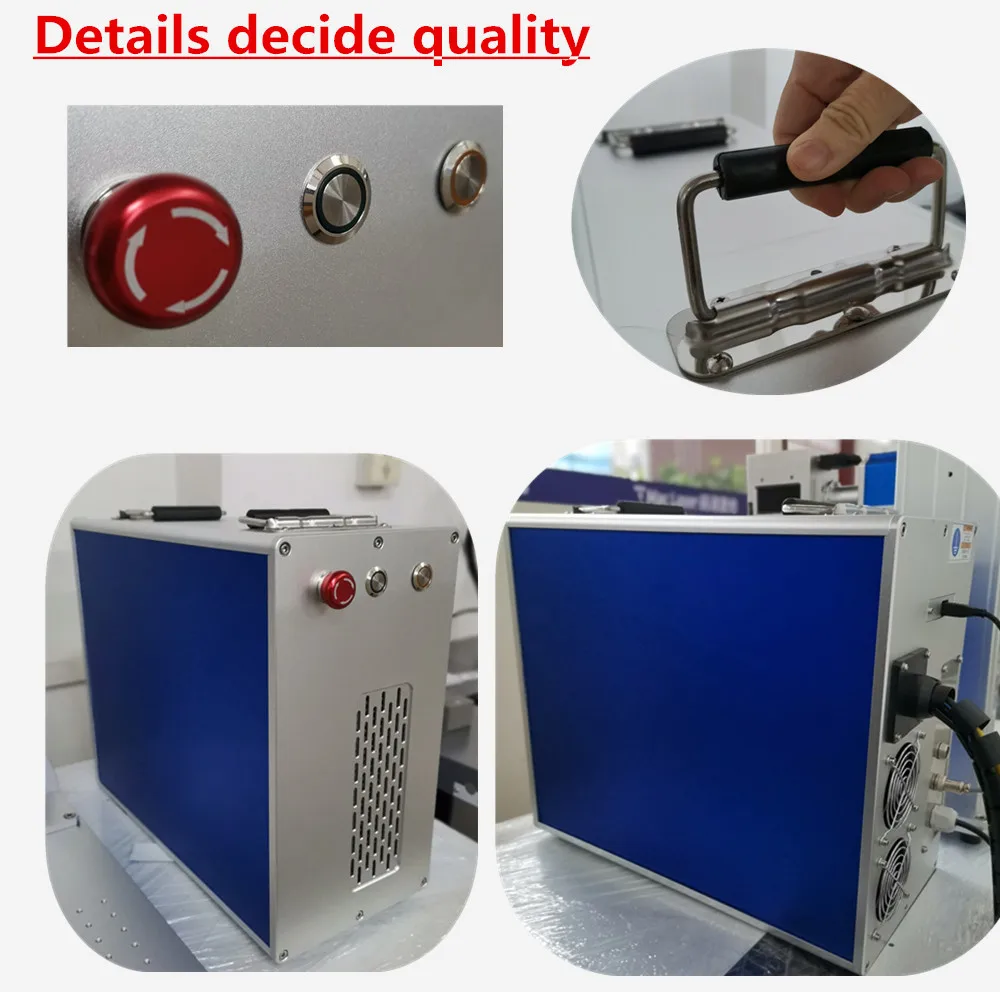 30W split fiber laser marking machine metal engraver Nameplate /laser printer stainless steel | Инструменты