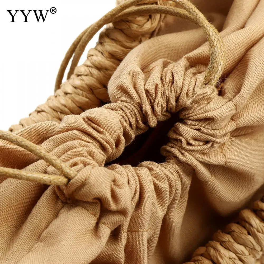 

Design Cross-Body Bag Paper Rope Handmade Handbag Underarm Casual Top Handle Bag Shoulder Bags Female Straw Bags Women Handbags