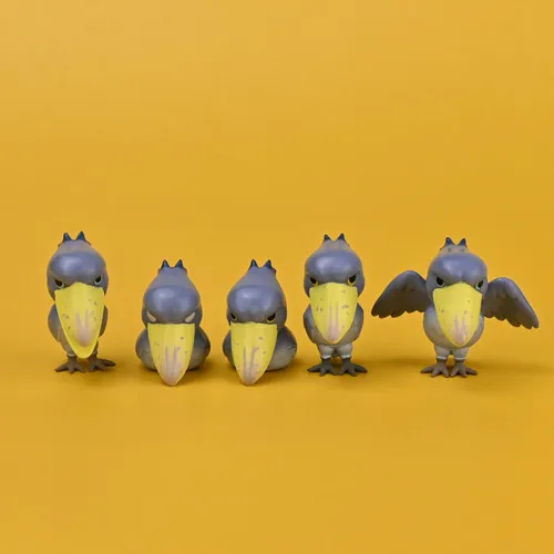 

Bird Model Animal Ornaments Series Gashapon Toys 5 Type Stork Creative Action Figure Desktop Ornament Toys Children Gifts