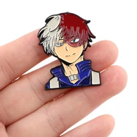 dz2527 my hero academia anime enamel pins for clothes badges on backpack lapel pin decoration jewelry accessories kids gifts