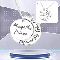 charm necklace fashion alloy smooth surface sun moon pendant women necklace for dating women necklace wedding necklace