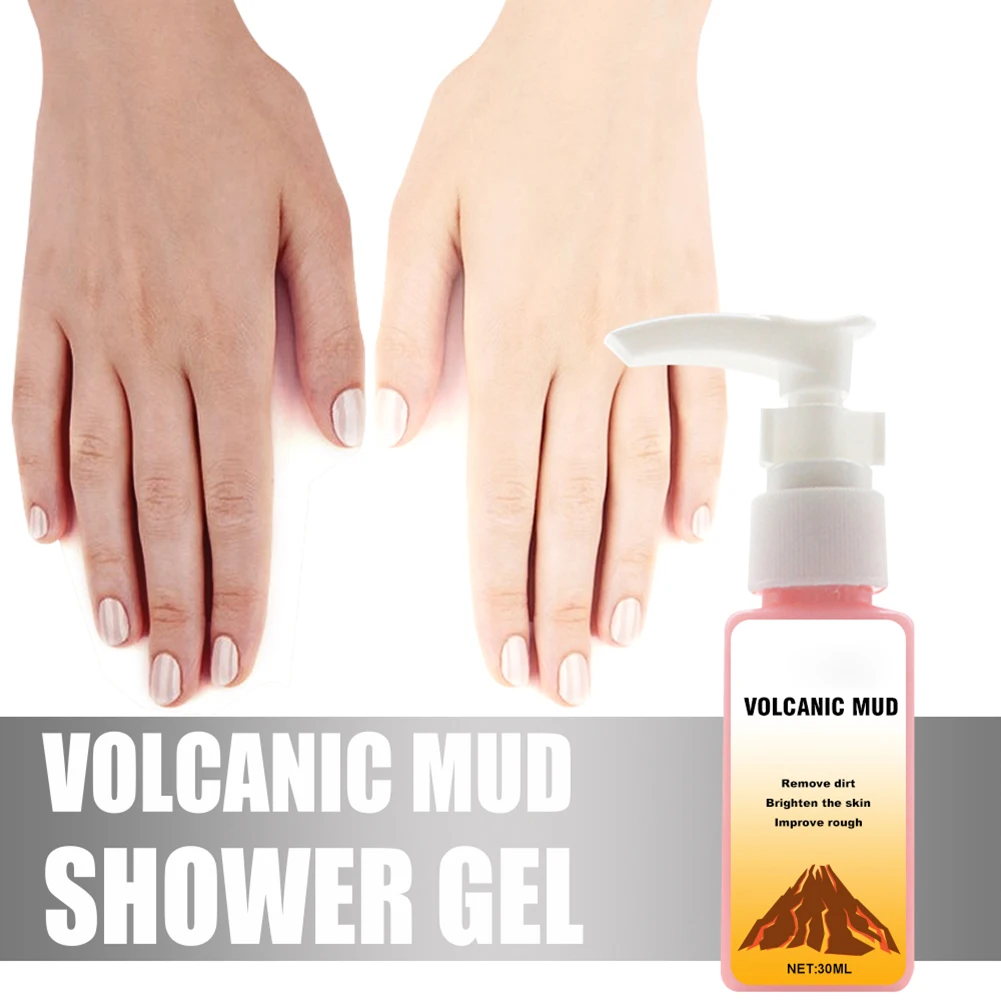

Hot Shower Whitening Moisturizing Body Bath Cream Volcanic Mud Body Wash for Bathroom t6