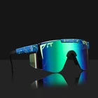 2021 Новый Элитный бренд зеркальные зеленые линзы в золотистой оправе pit viper солнцезащитные очки Для мужчинДля женщин Для мужчин спортивные очки TR90 рамка UV400 защиты Чехол