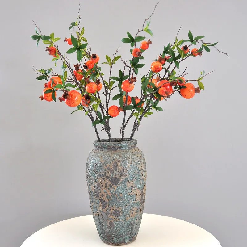 Гранатовая ветка искусственные фрукты цветы домашний декор для фермерского дома