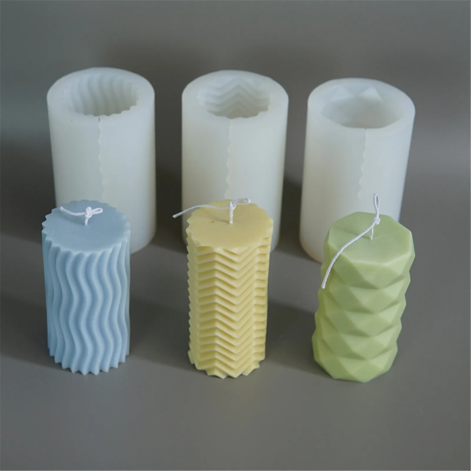 

Silicone Mold Candle Molds Craft Form For Candle Cube Resin Mold Water Cube Horizontal Fold Vertical Molds Make Candles