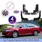 4 шт. Брызговики для Toyota Camry 50 XV50 2012 2013 2014 облицовки Всплеск брызговики брызговик для защиты задней автомобильные аксессуары