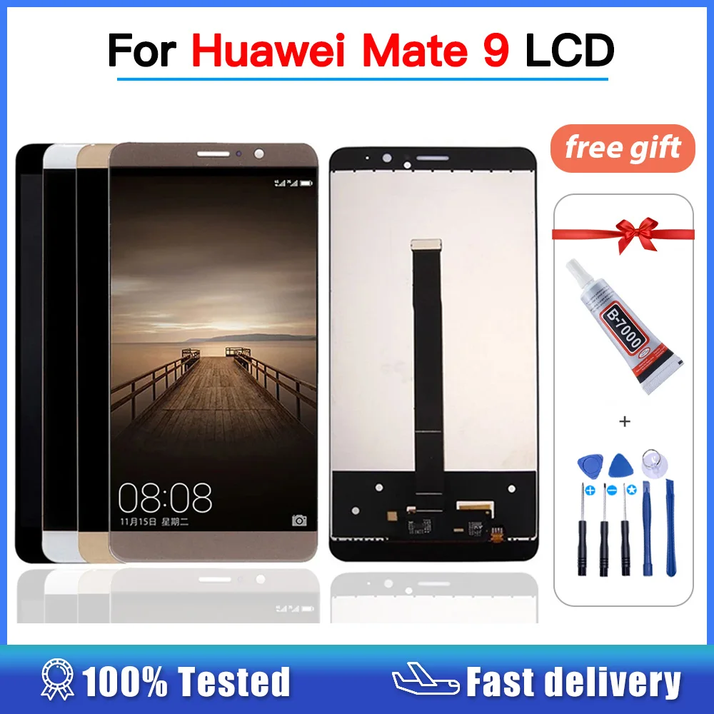 Для HUAWEI Mate 9 MHA-L09 MHA-L29 MHA-AL00 ЖК-дисплей сенсорный экран дигитайзер в сборе для