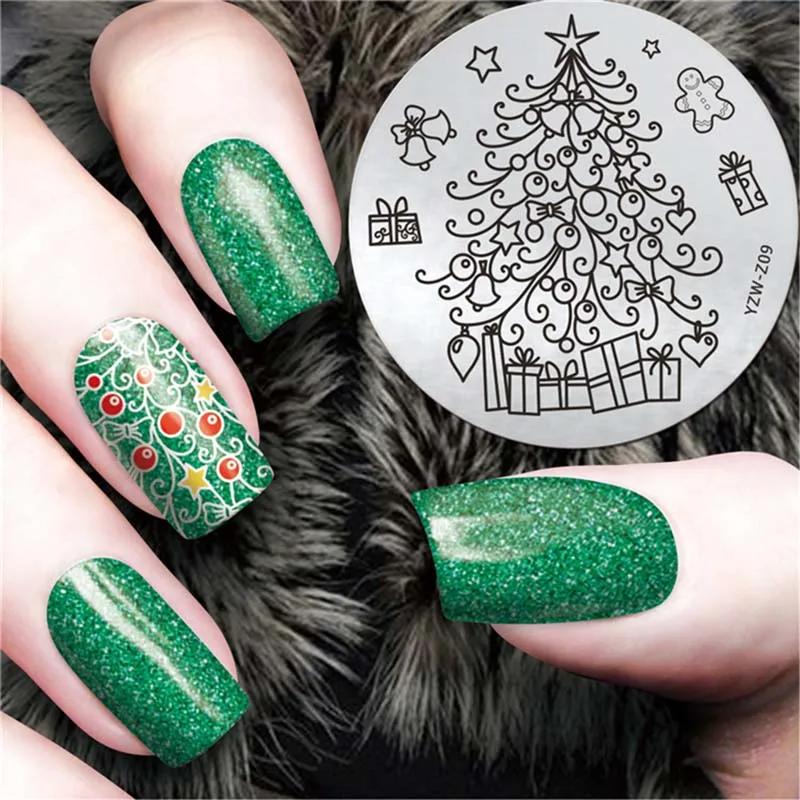 1 шт. стемпер для дизайна ногтей из нержавеющей стали круглая форма