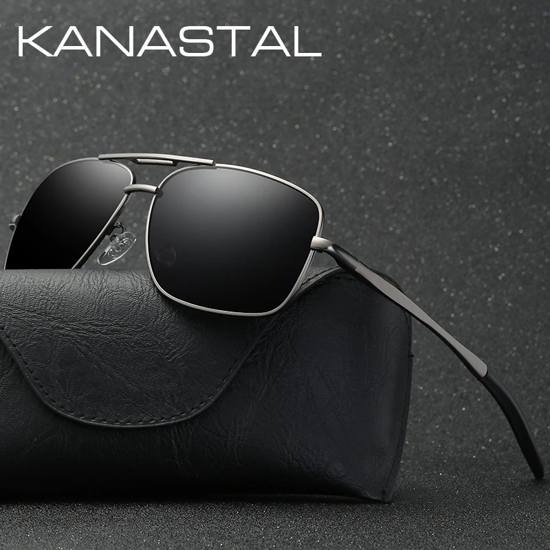 

Men Polarized Sunglasses Driving Shades Male Square Classic Driver Sunglasses Metal Sun Glasses UV Protection Eyewear Goggles