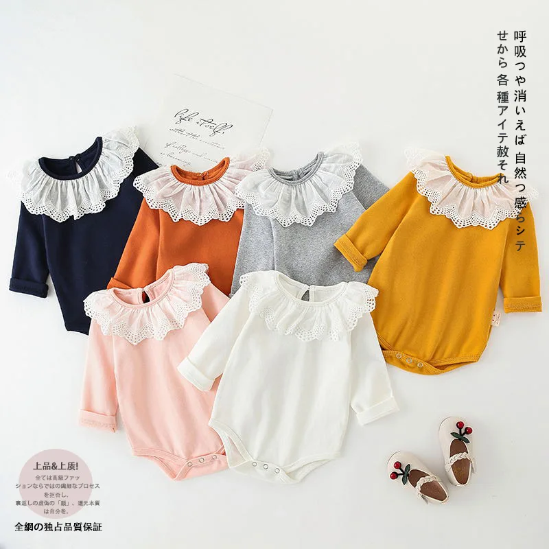 Новый Милый хлопковый комбинезон для маленьких девочек детская одежда