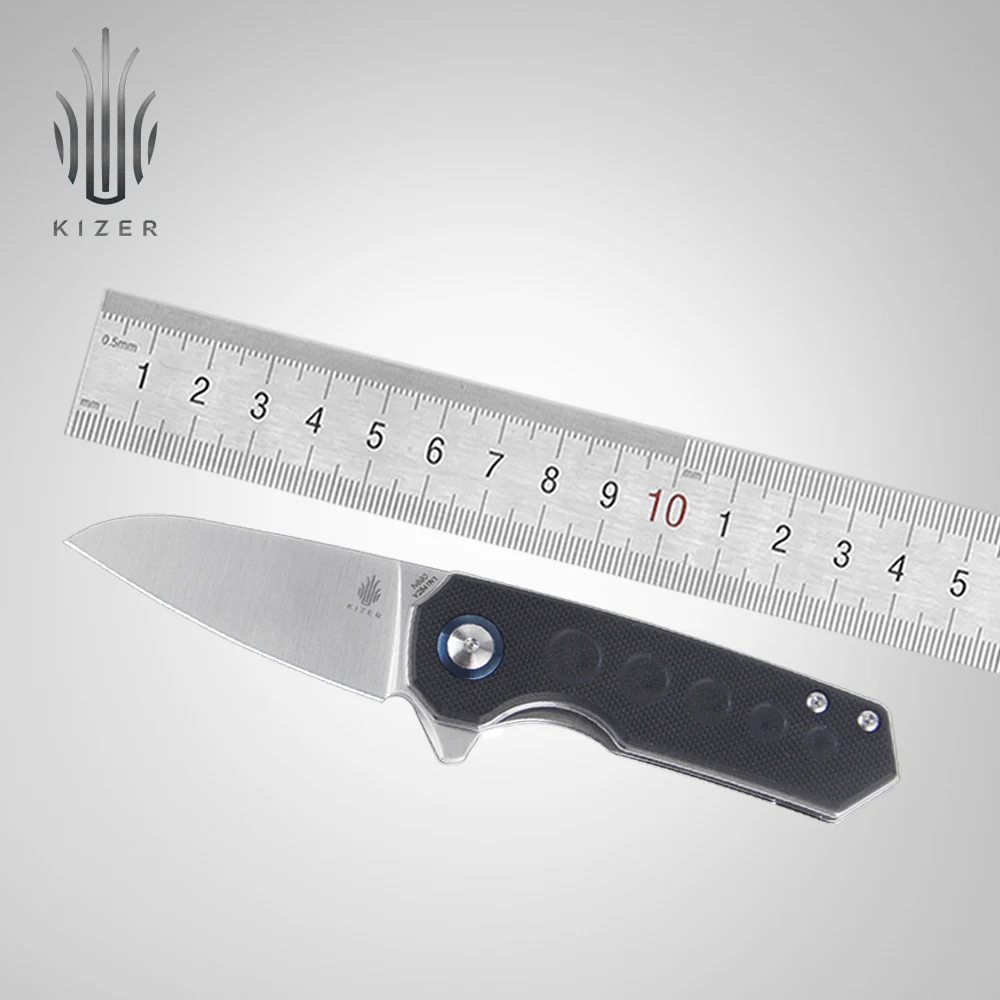 

Складной нож Kizer V2541N1/N2 Lieb, разработан азо, лезвие 2,4 дюйма, тактический нож для кемпинга на природе