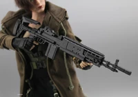 16 scale m14ber combat rifle 4d gun model plastic assemble weapon for 16 action figures soldier military building kit toy