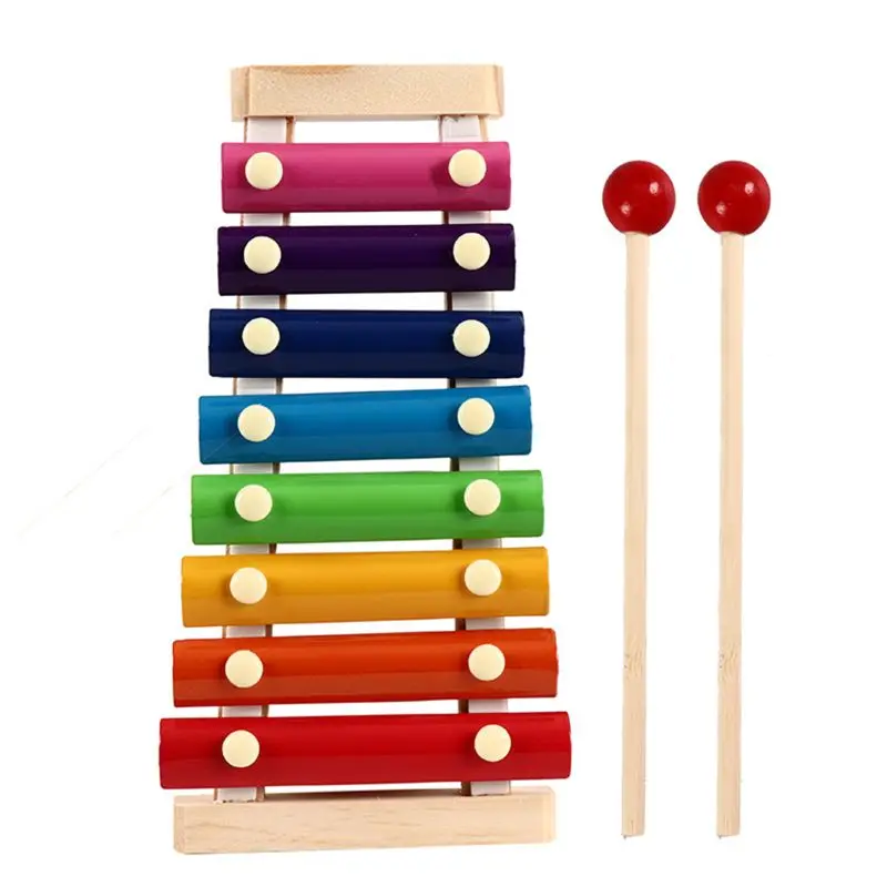 

Montessori Wooden Toys Childhood Learning Toy Baby Colorful Wooden Blocks