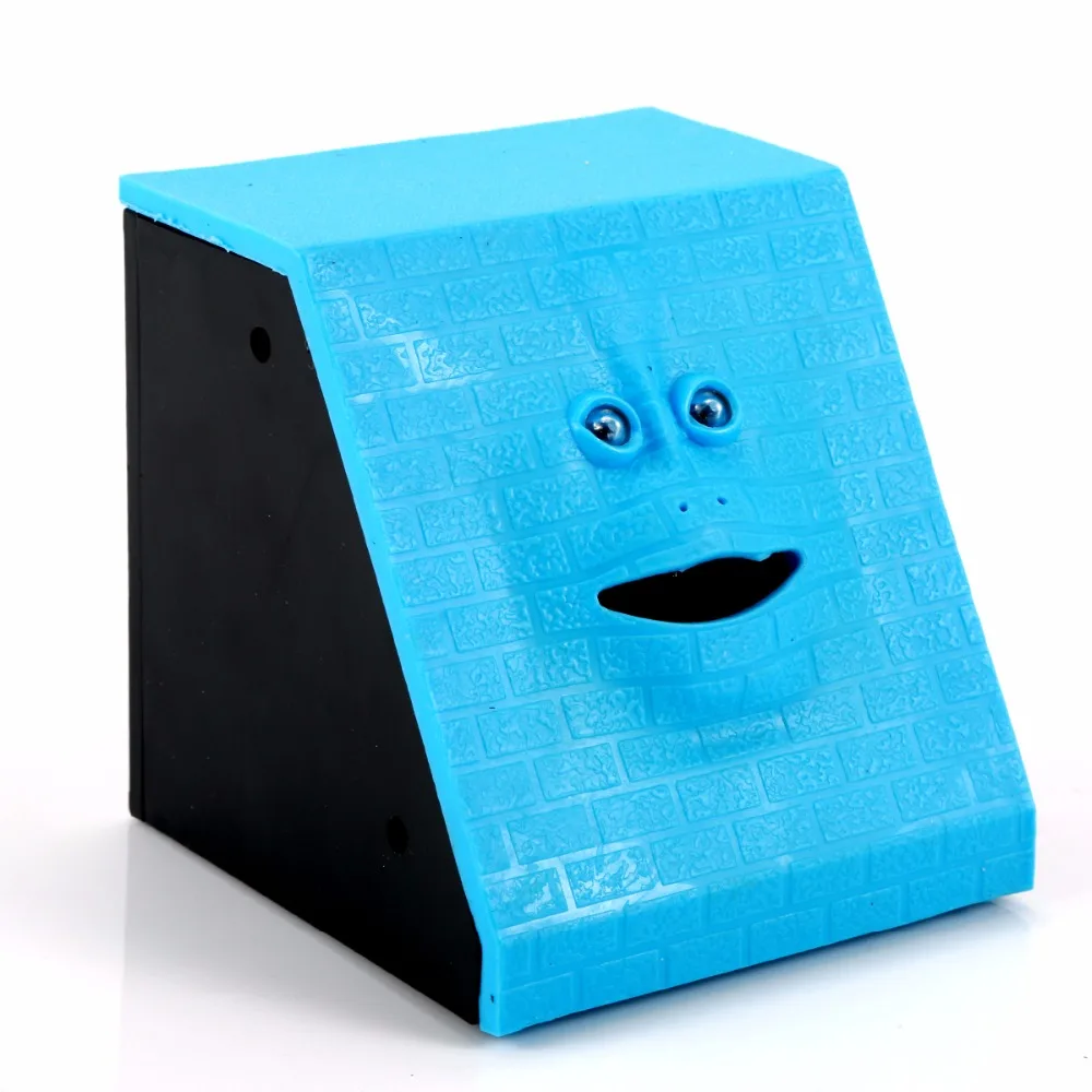 Копилка для денег с изображением кирпичной поверхности забавная копилка лица