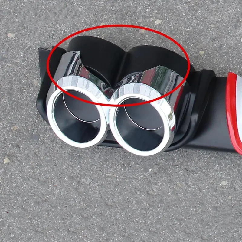 Новинка 2015 1 шт. автомобильный диффузор для заднего бампера Chevrolet Cruze спойлер из