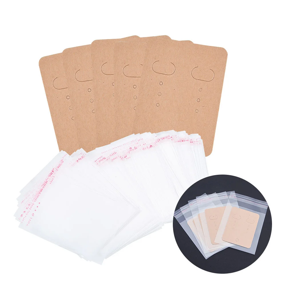

50pcs Earrings Paperboard Earring Cards Paperboard Jewelry Display Cardboard