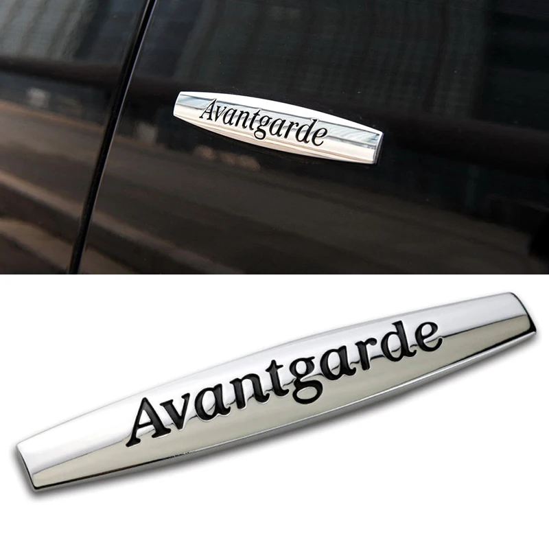 Avantgarde Эмблема для кузова автомобиля Fender логотип наклейка для Mercedes Benz AMG C E Class E200 E220 E250 E280 E230 E300 E320 E350 CLK