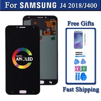 original amoled display for samsung galaxy j4 2018 j400 j400f j400h j400g j400m lcd touch screen digitizer assembly replacement