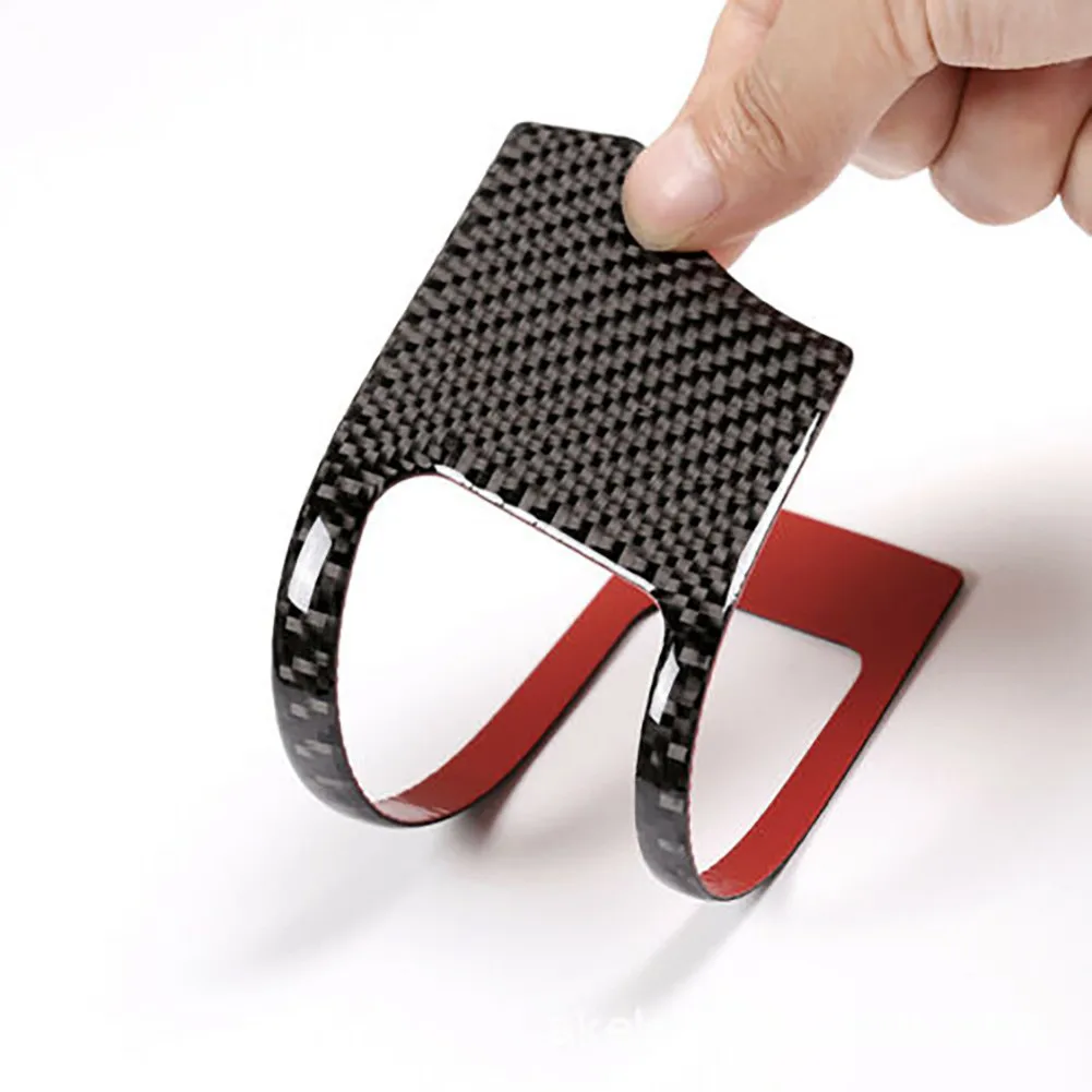 

1 Set Carbon Fiber Interior Accessories Black Center Direct Replacement