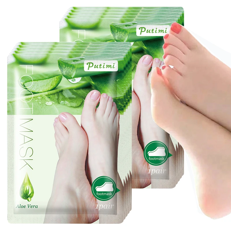

6pairs Foot Peel Mask Exfoliation for Feet Pedicure Socks Remove Dead Skin Foot Mask Scrub Peeling Moisturizing Foot Care