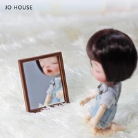 jo house bathroom bedroom scene mini makeup mirror 112 16 dollhouse minatures model dollhouse accessories