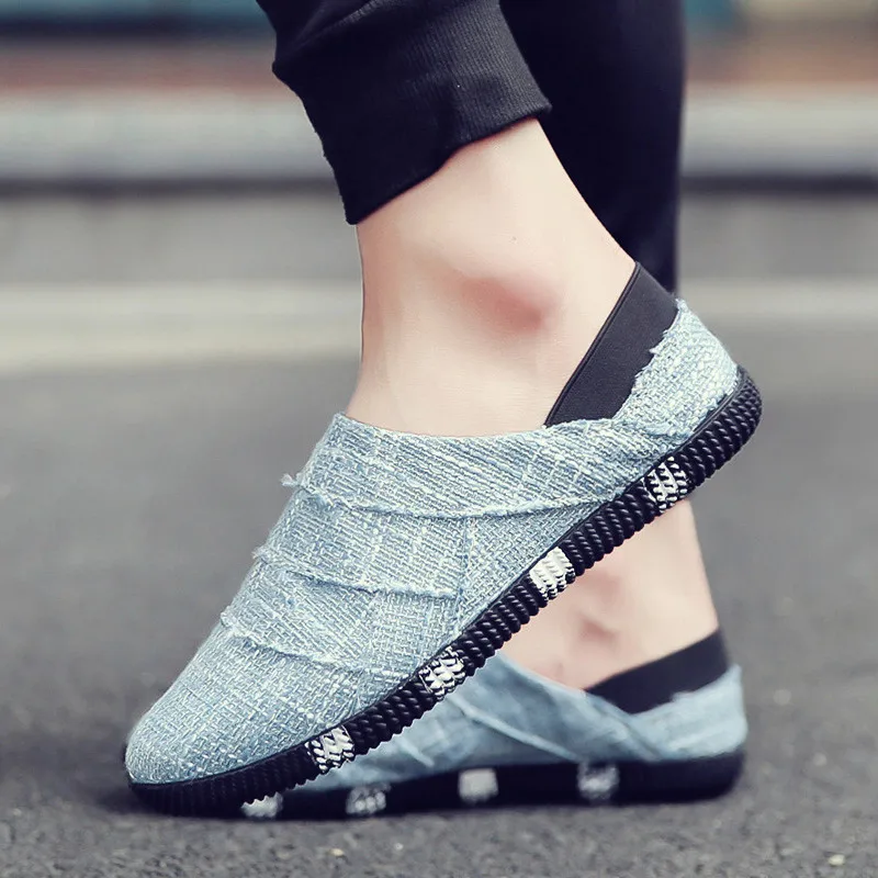 

2020 Men Shoes Summer Breathable Fashion Hemp Casual Shoes Soft Slip On Comfort Men's Loafers Driving Mocassins Dropshipping